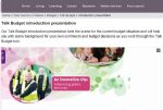 Salford Council Talk Budget Presentation
